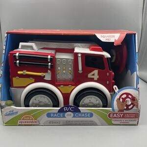 Kid Galaxy R/C Race Or Chase Soft & Squeezable Fire Truck - New in box